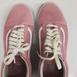 Light Pink vans size 8.5 men’s